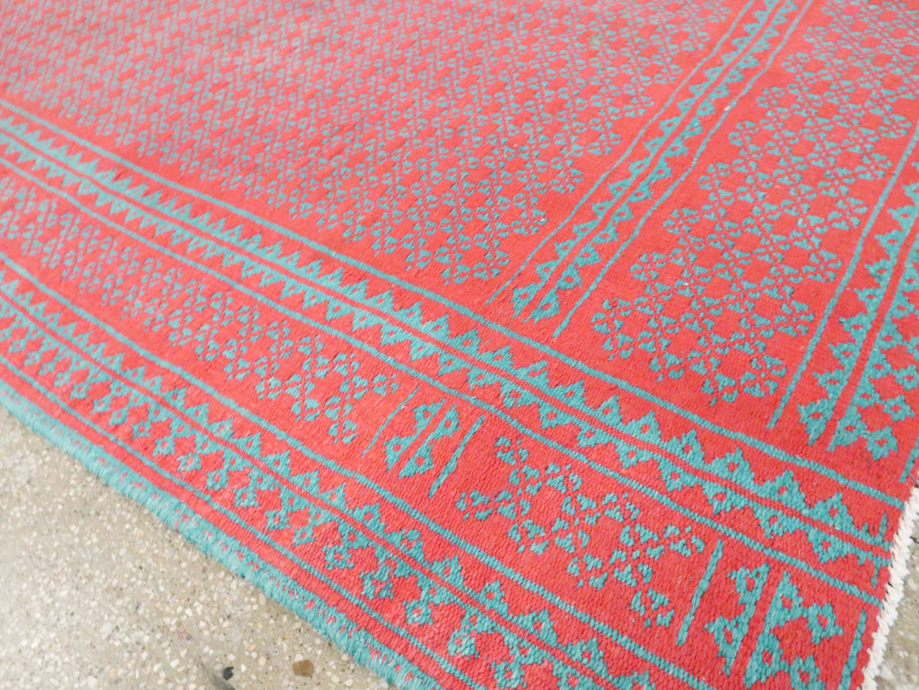 Vintage Persian Reversible Flatweave Kilim Accent Rug, No.28926 - Gsblank