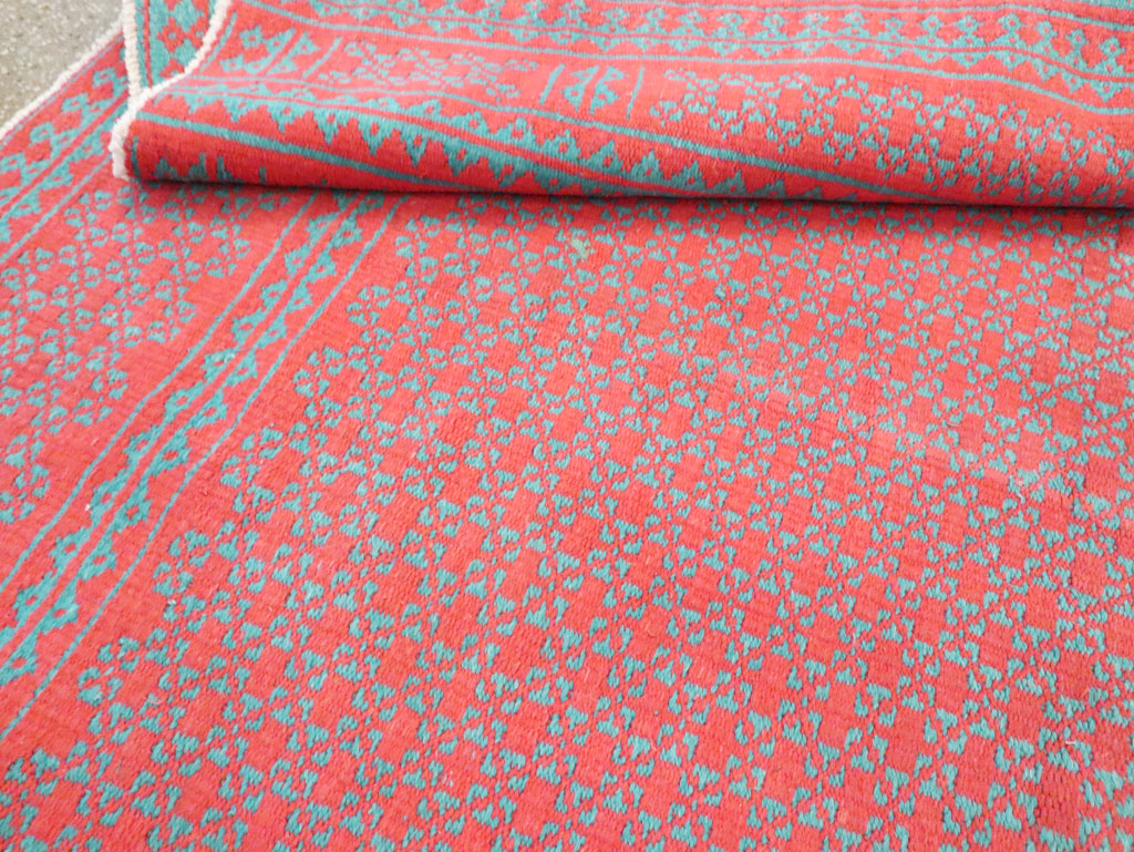 Vintage Persian Reversible Flatweave Kilim Accent Rug, No.28926 - Gsblank