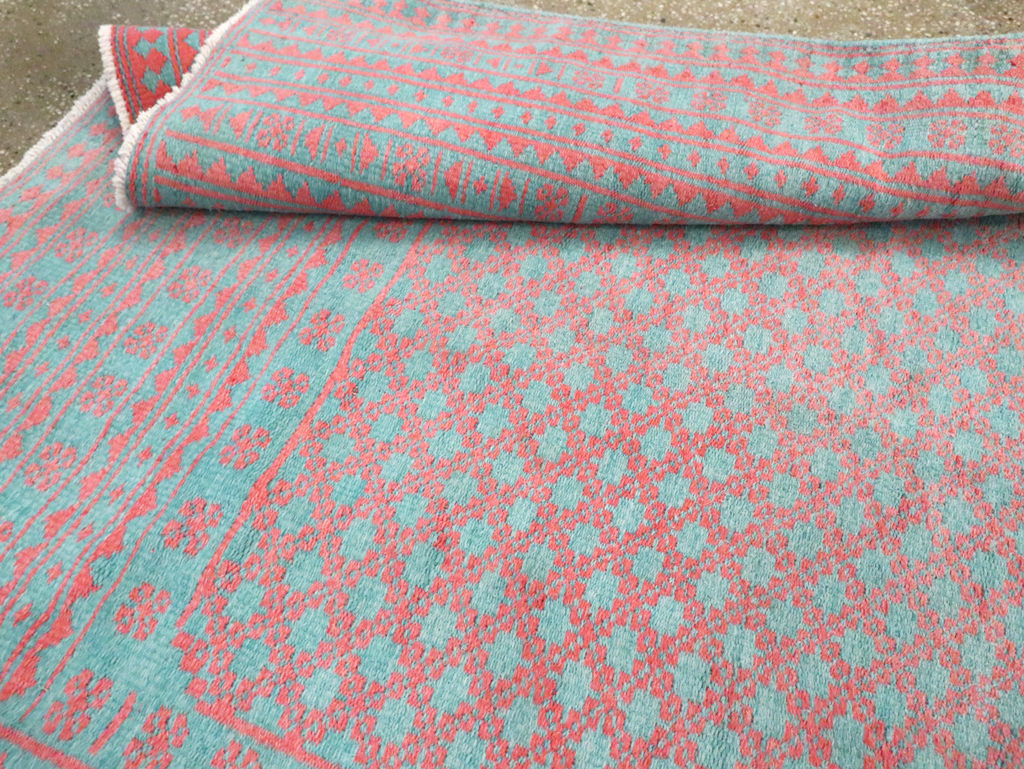 Vintage Persian Flatweave Kilim Accent Carpet, No.28927 - Gsblank