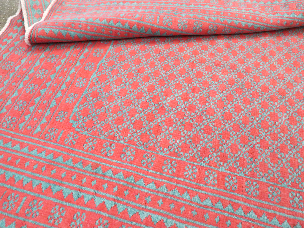 Vintage Persian Flatweave Kilim Accent Carpet, No.28927 - Gsblank