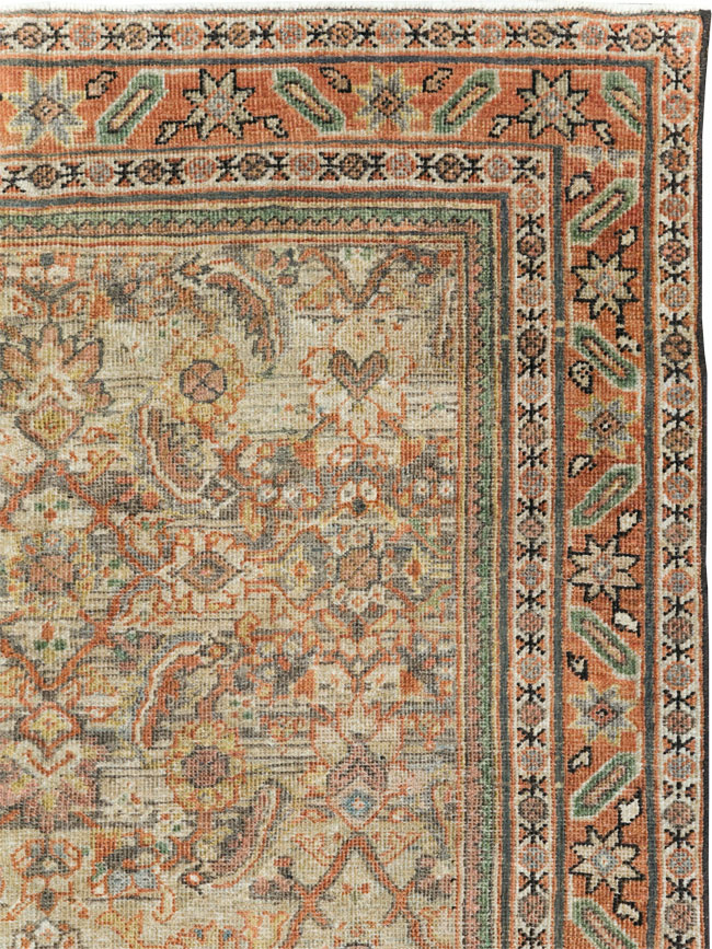 Antique Persian Mahal Gallery Rug, No.28931 - Gsblank