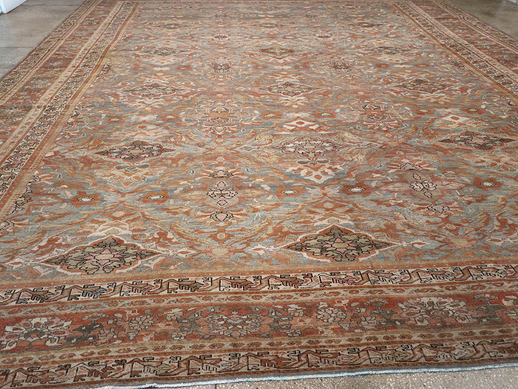 Antique Persian Malayer Large Square Carpet, No.28936 - Gsblank
