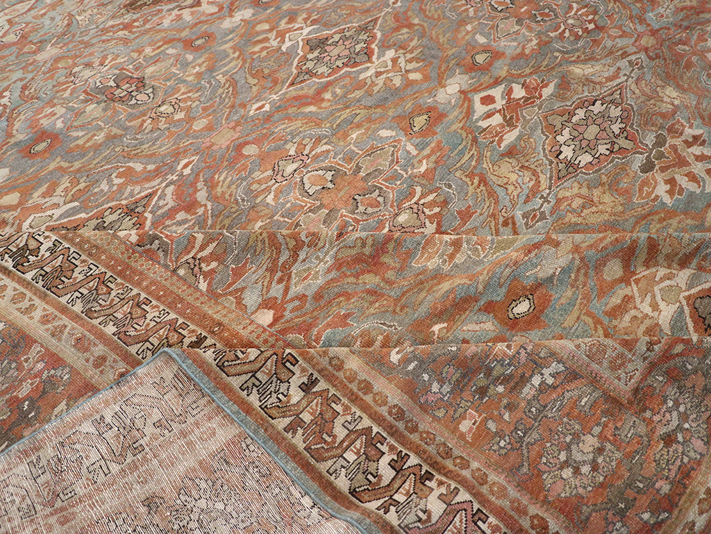 Antique Persian Malayer Large Square Carpet, No.28936 - Gsblank