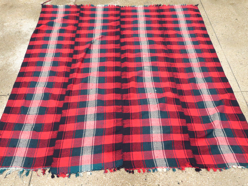 Vintage Persian Square Textile, No.28944 - Gsblank