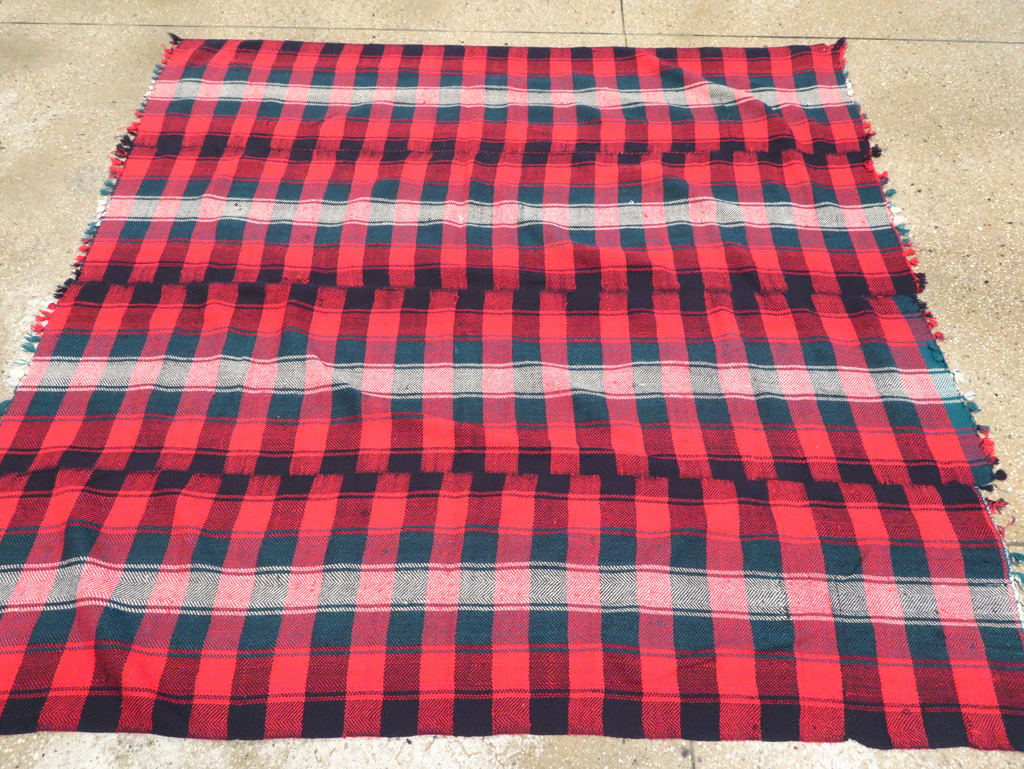 Vintage Persian Square Textile, No.28944 - Gsblank