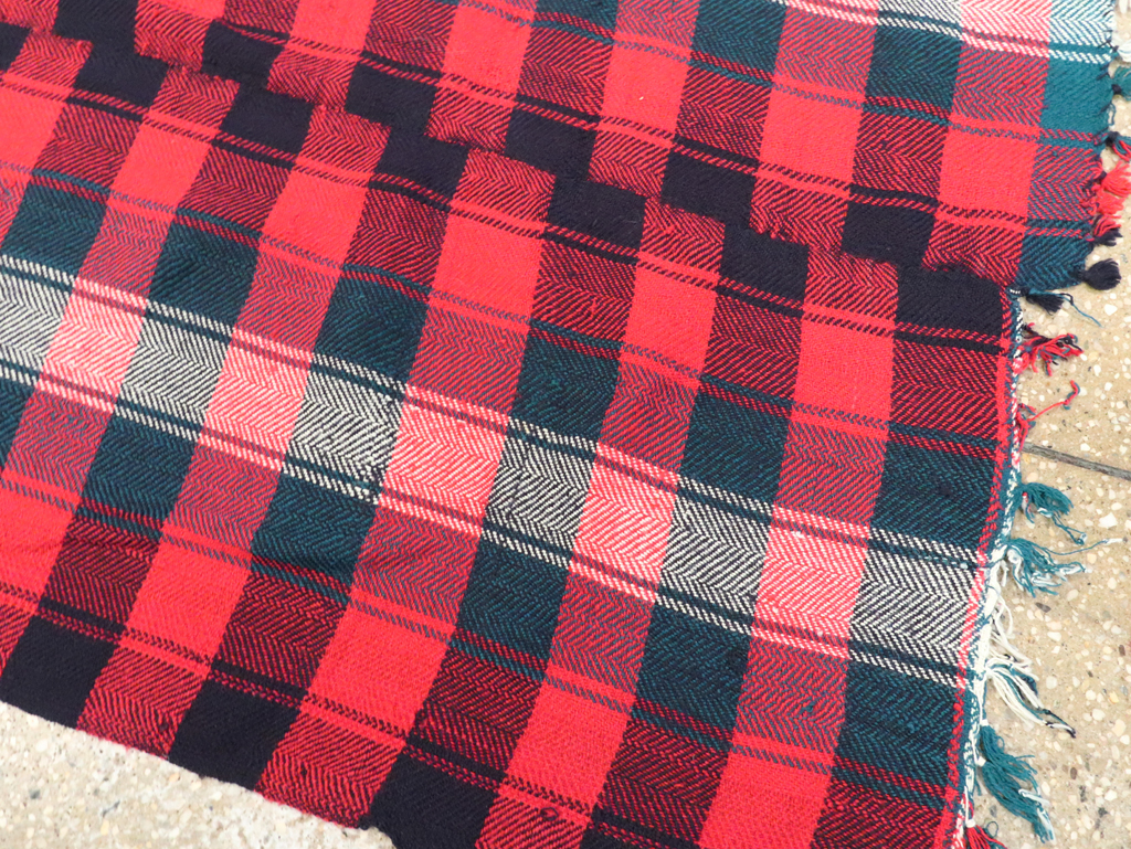 Vintage Persian Square Textile, No.28944 - Gsblank