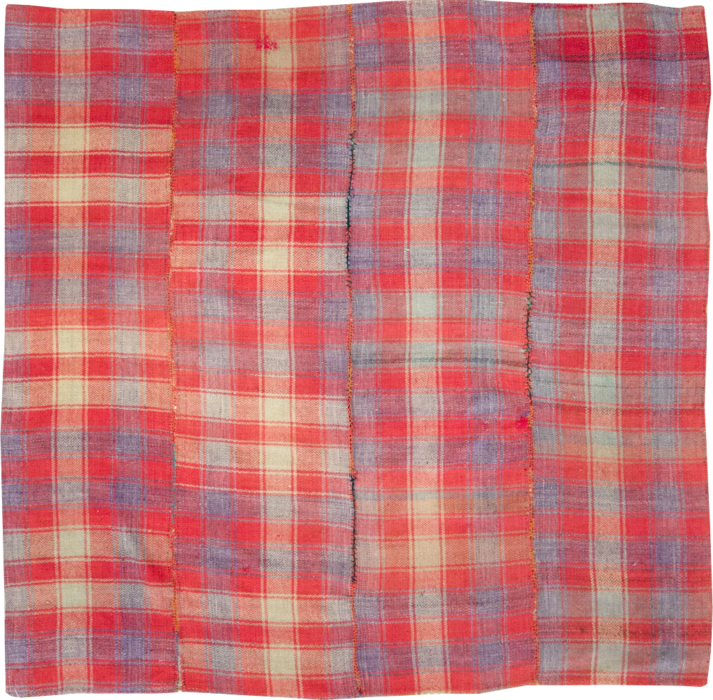 Vintage Persian Square Textile, No.28946 - Gsblank