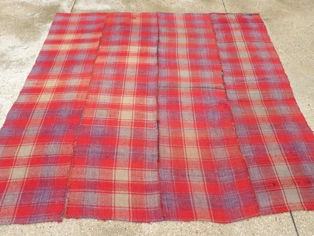 Vintage Persian Square Textile, No.28946 - Gsblank