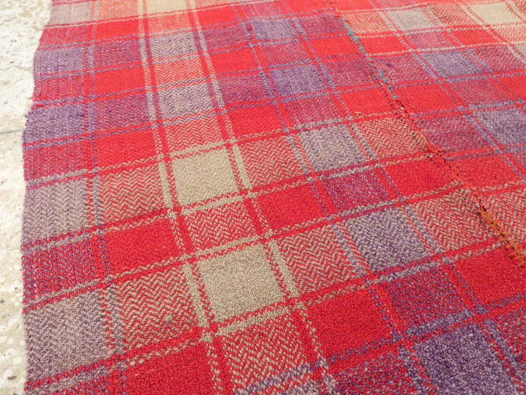 Vintage Persian Square Textile, No.28946 - Gsblank