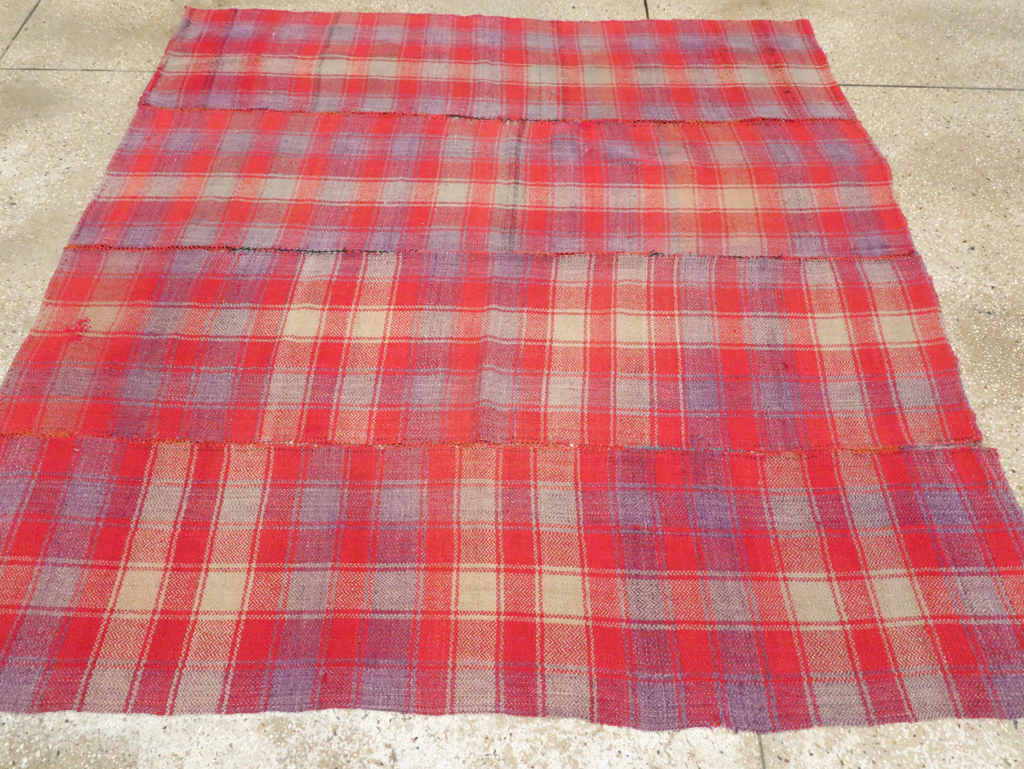 Vintage Persian Square Textile, No.28946 - Gsblank