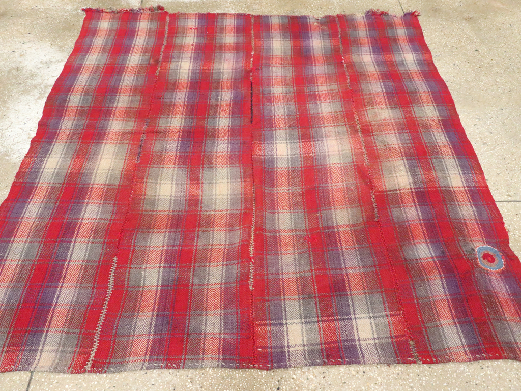 Vintage Persian Square Textile, No.28952 - Gsblank