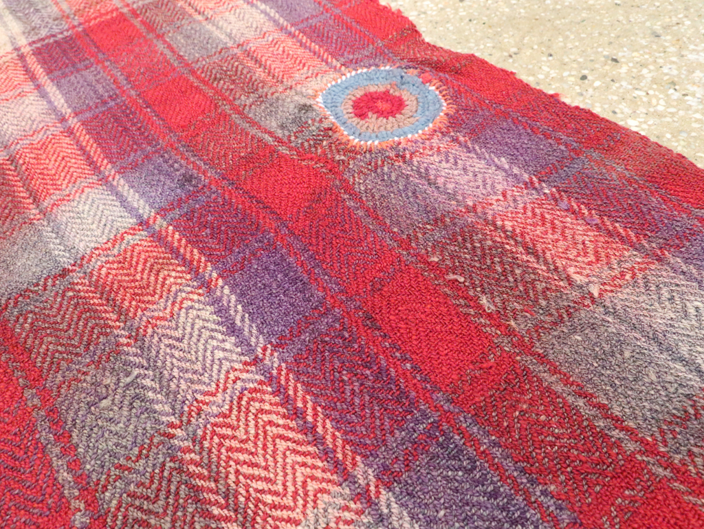 Vintage Persian Square Textile, No.28952 - Gsblank