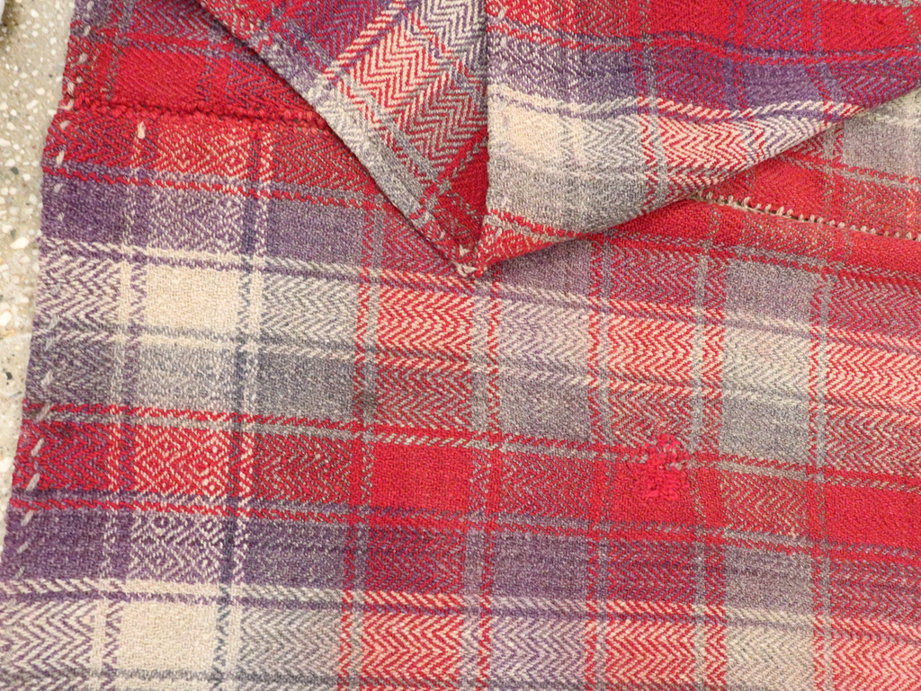 Vintage Persian Square Textile, No.28952 - Gsblank