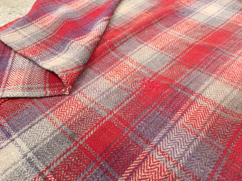 Vintage Persian Square Textile, No.28952 - Gsblank