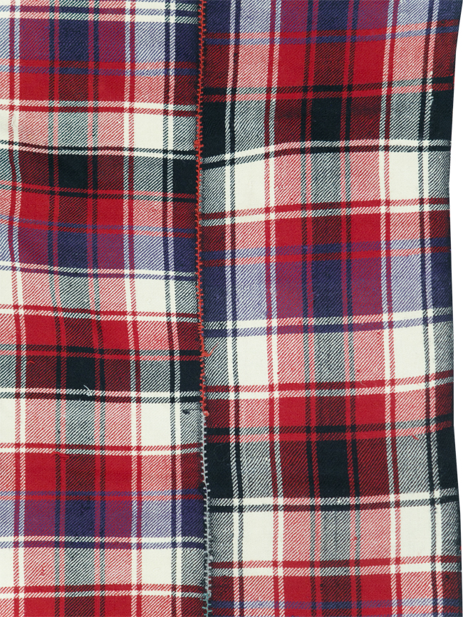 Vintage Persian Square Textile, No.28953 - Gsblank