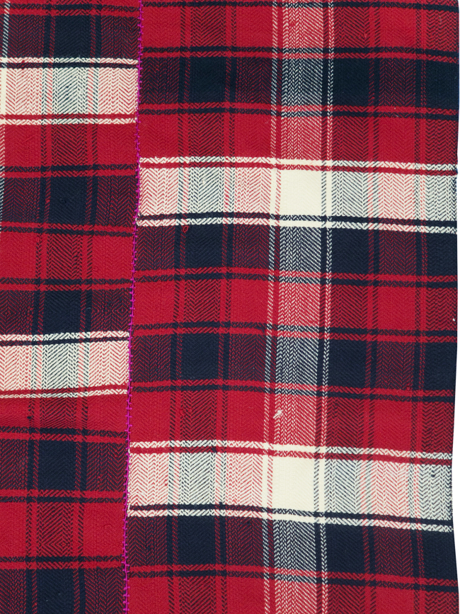 Vintage Persian Square Textile, No.28959 - Gsblank