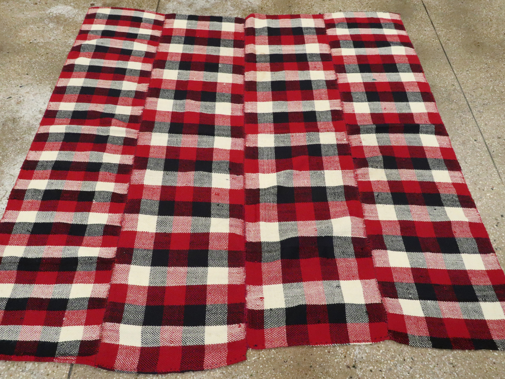 Vintage Persian Square Textile, No.28962 - Gsblank