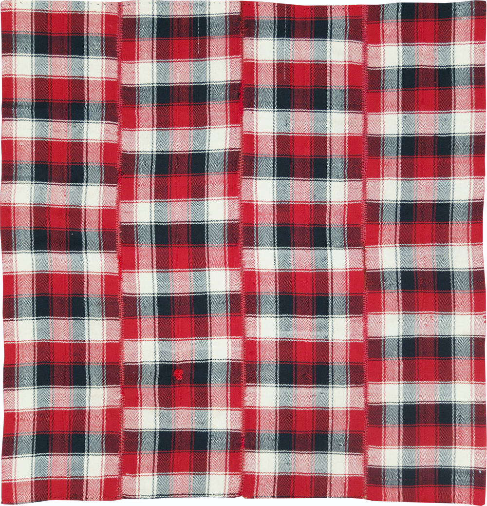 Vintage Persian Square Textile, No.28968 - Gsblank