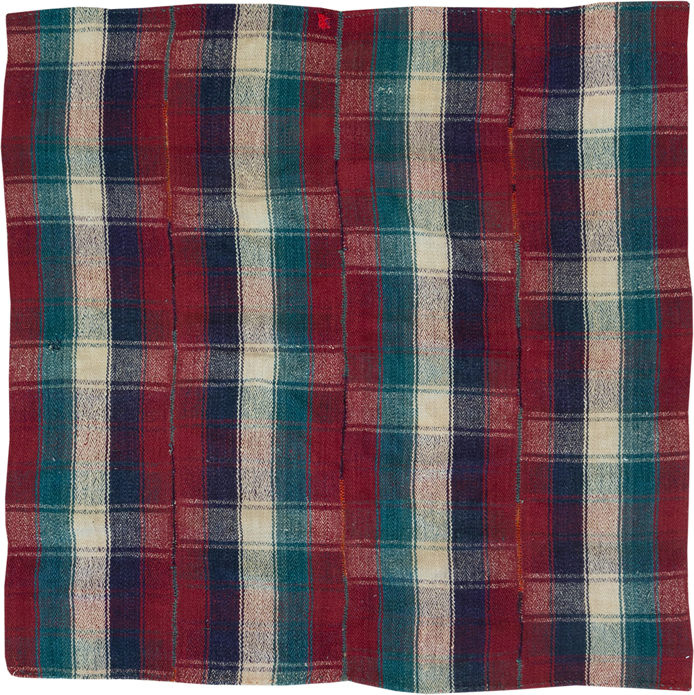 Vintage Persian Square Textile, No.28969 - Gsblank