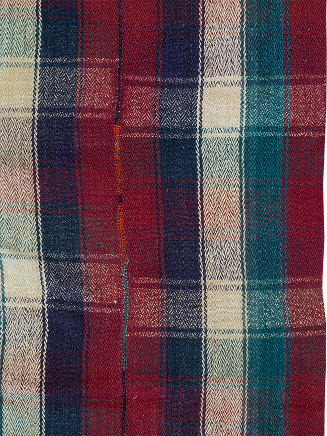 Vintage Persian Square Textile, No.28969 - Gsblank