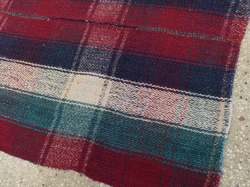 Vintage Persian Square Textile, No.28969 - Gsblank