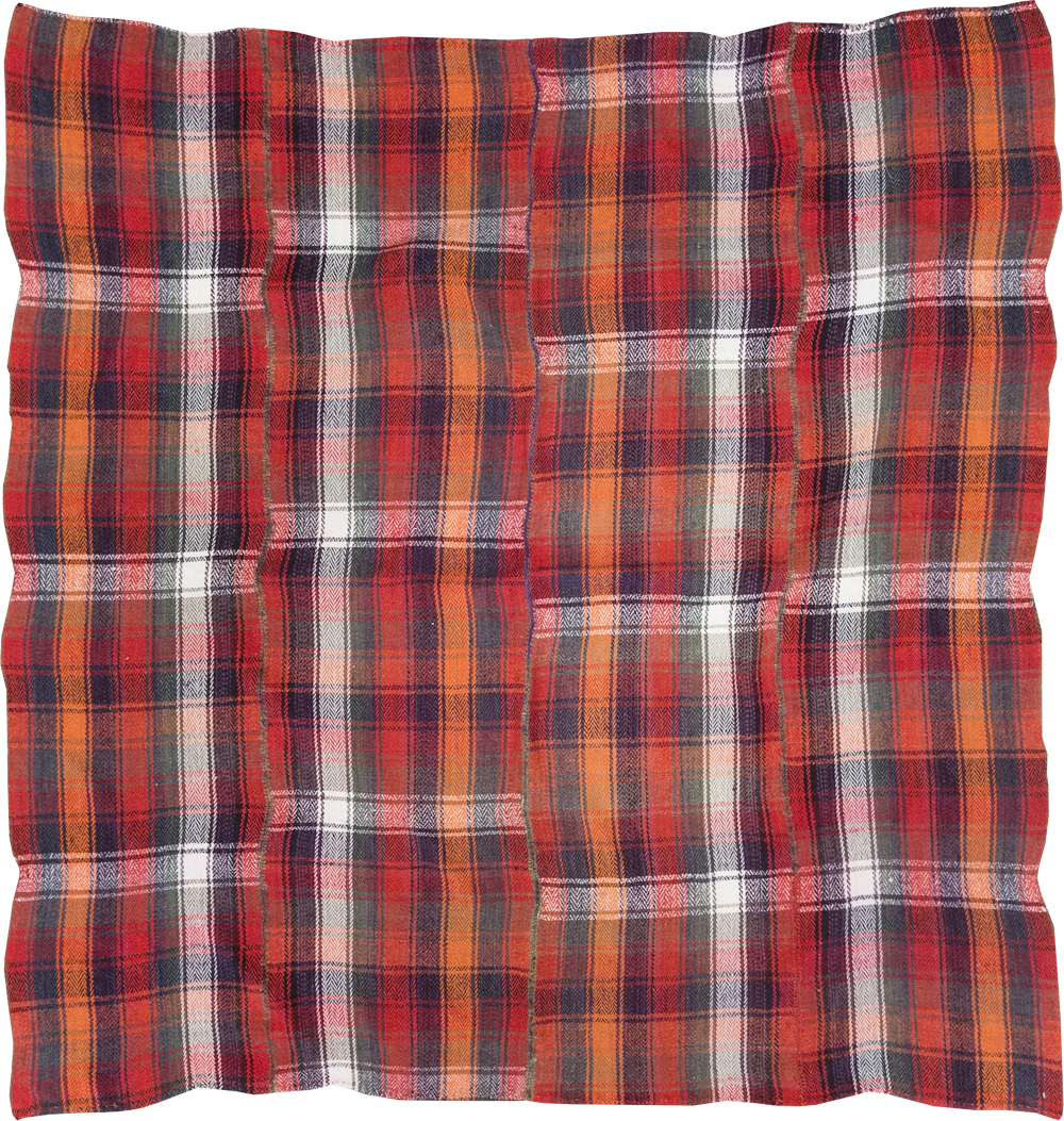 Vintage Persian Square Textile, No.28972 - Gsblank