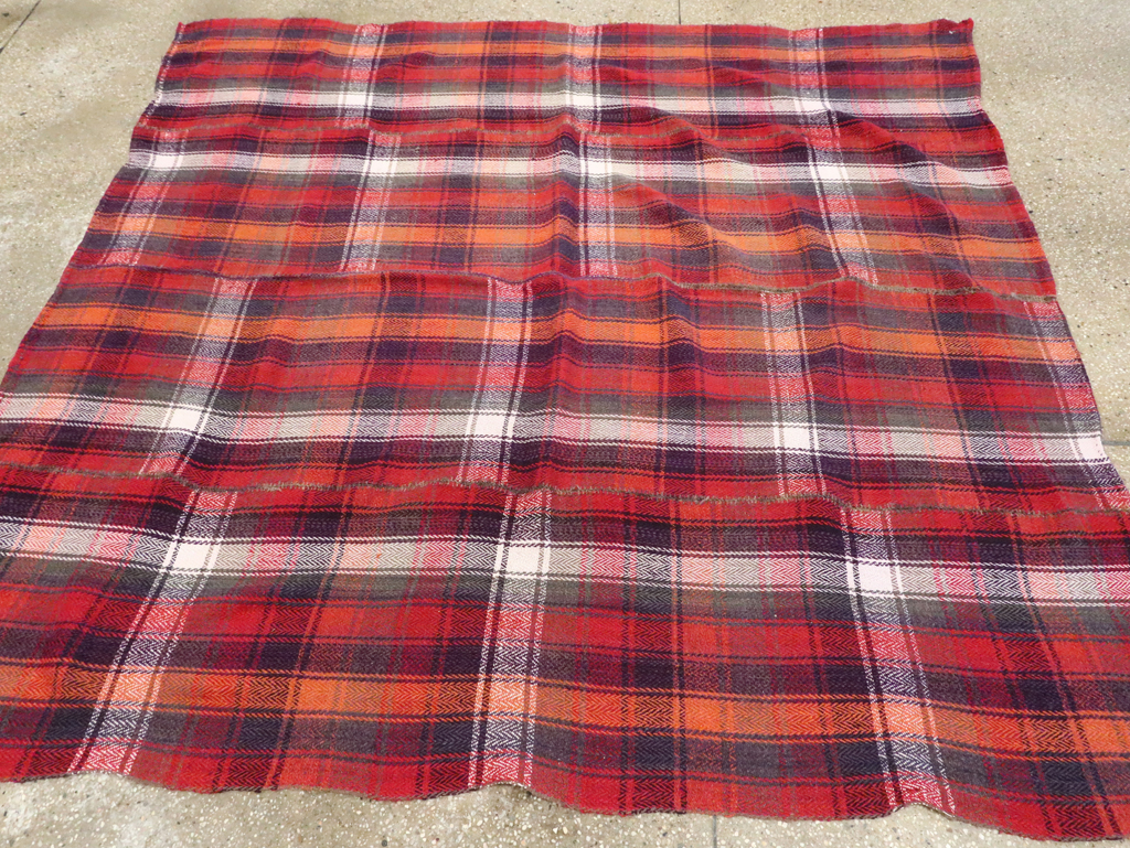 Vintage Persian Square Textile, No.28972 - Gsblank