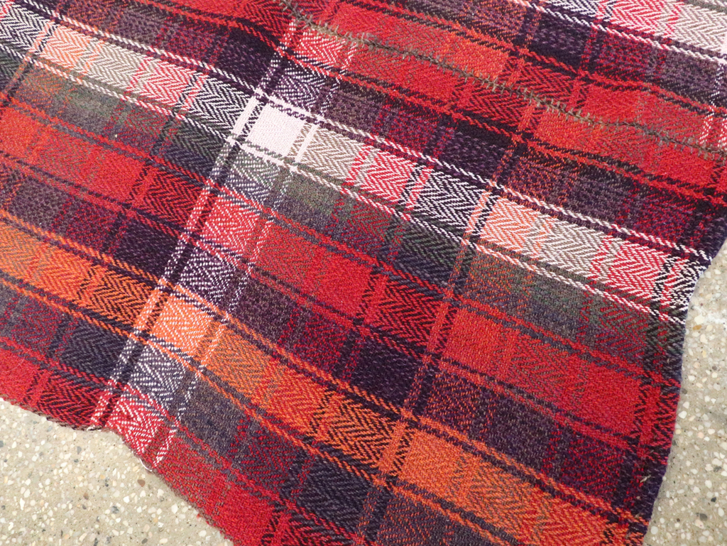 Vintage Persian Square Textile, No.28972 - Gsblank