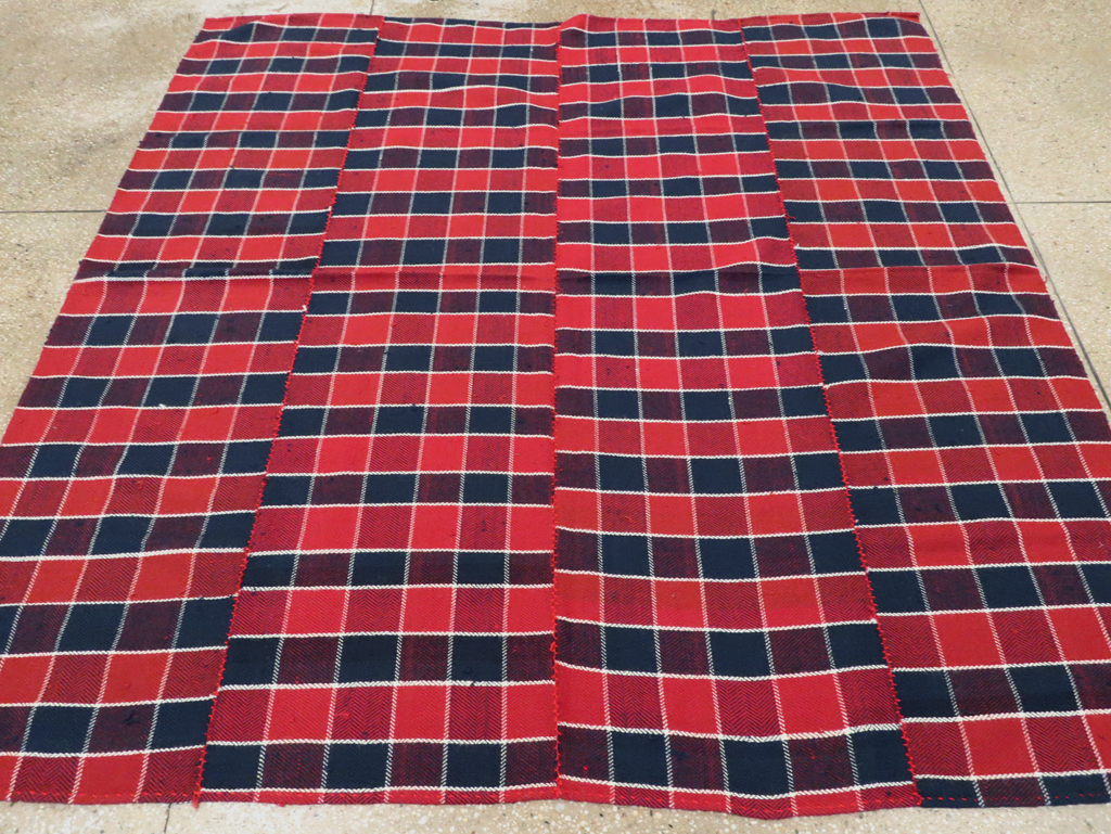 Vintage Persian Square Textile, No.28978 - Gsblank