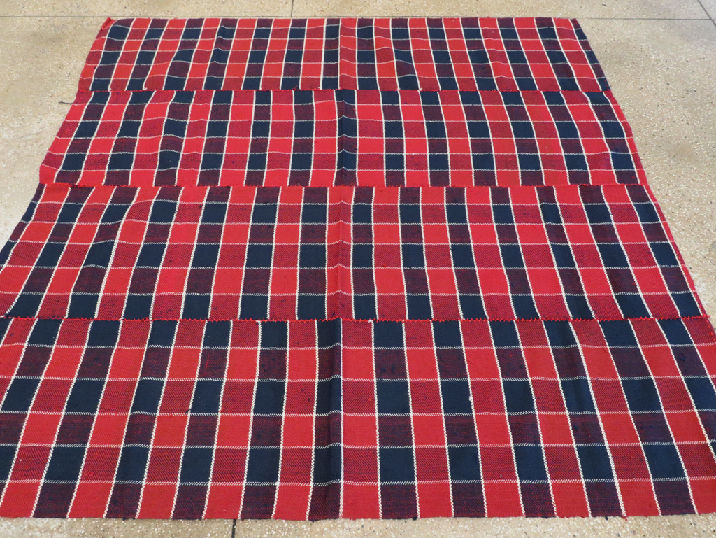 Vintage Persian Square Textile, No.28978 - Gsblank