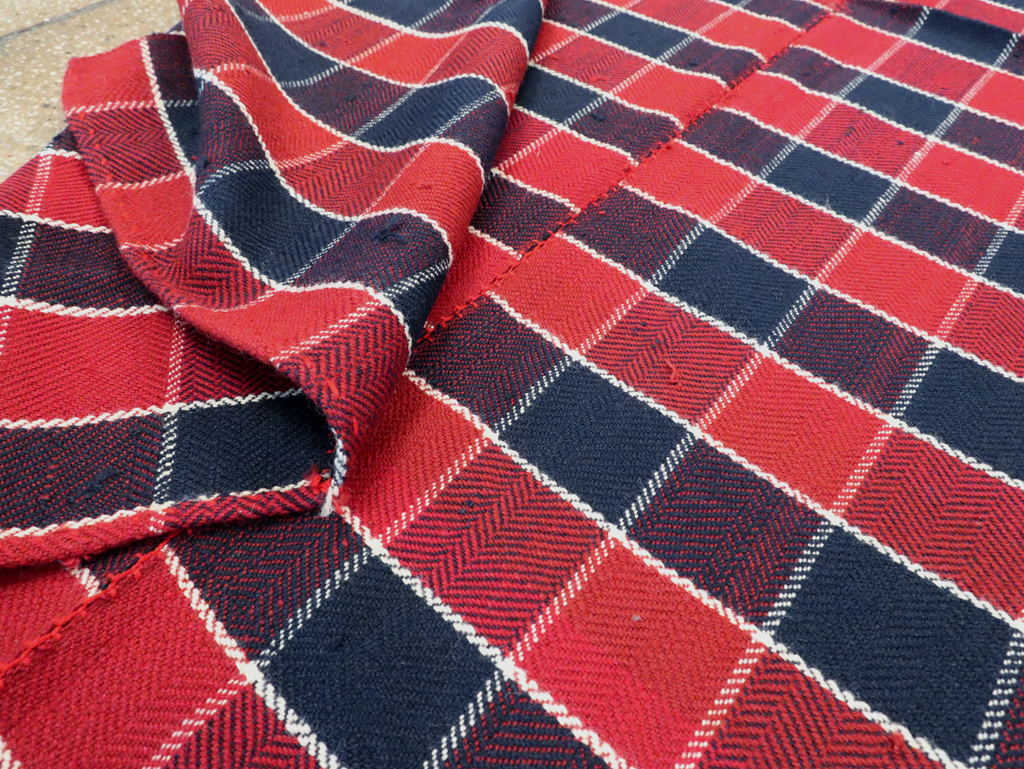 Vintage Persian Square Textile, No.28978 - Gsblank