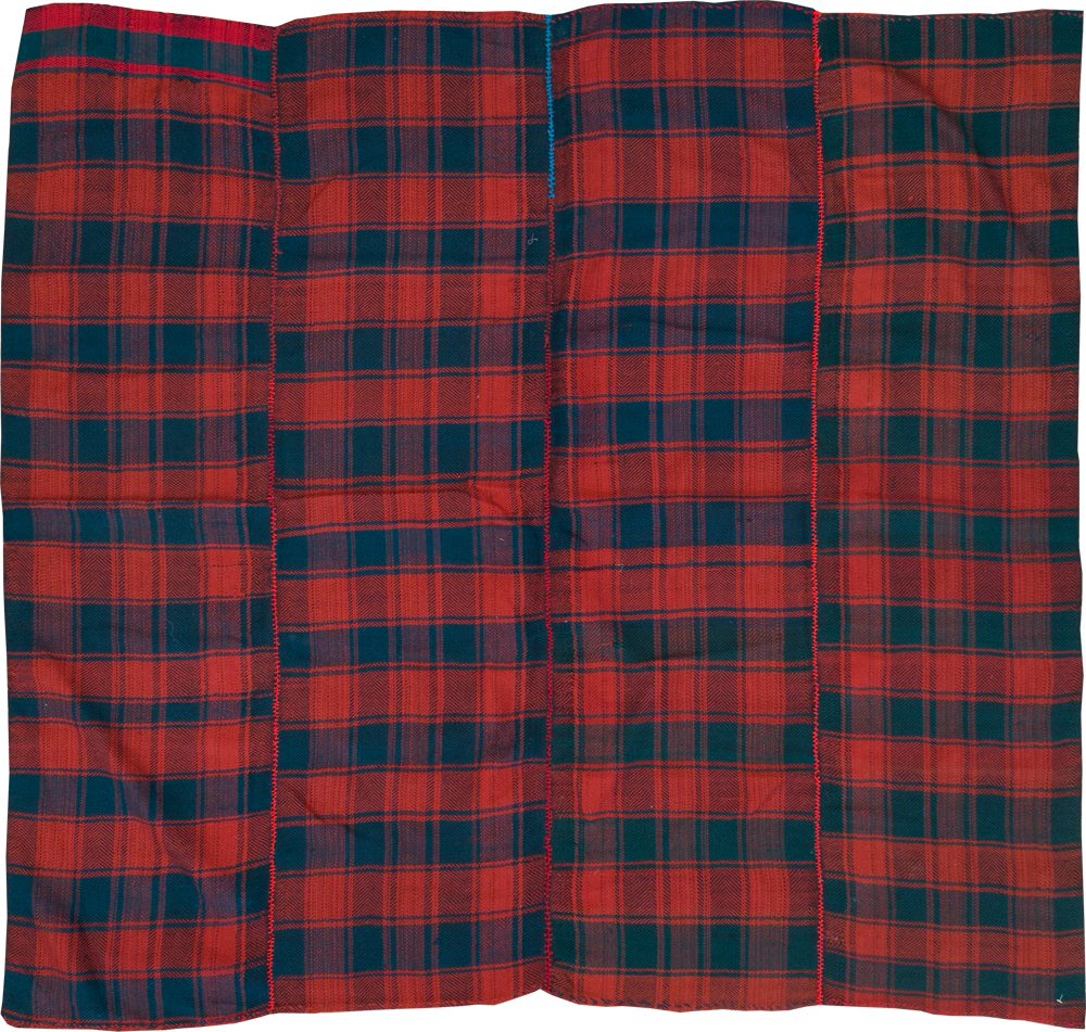 Vintage Persian Square Textile, No.28979 - Gsblank