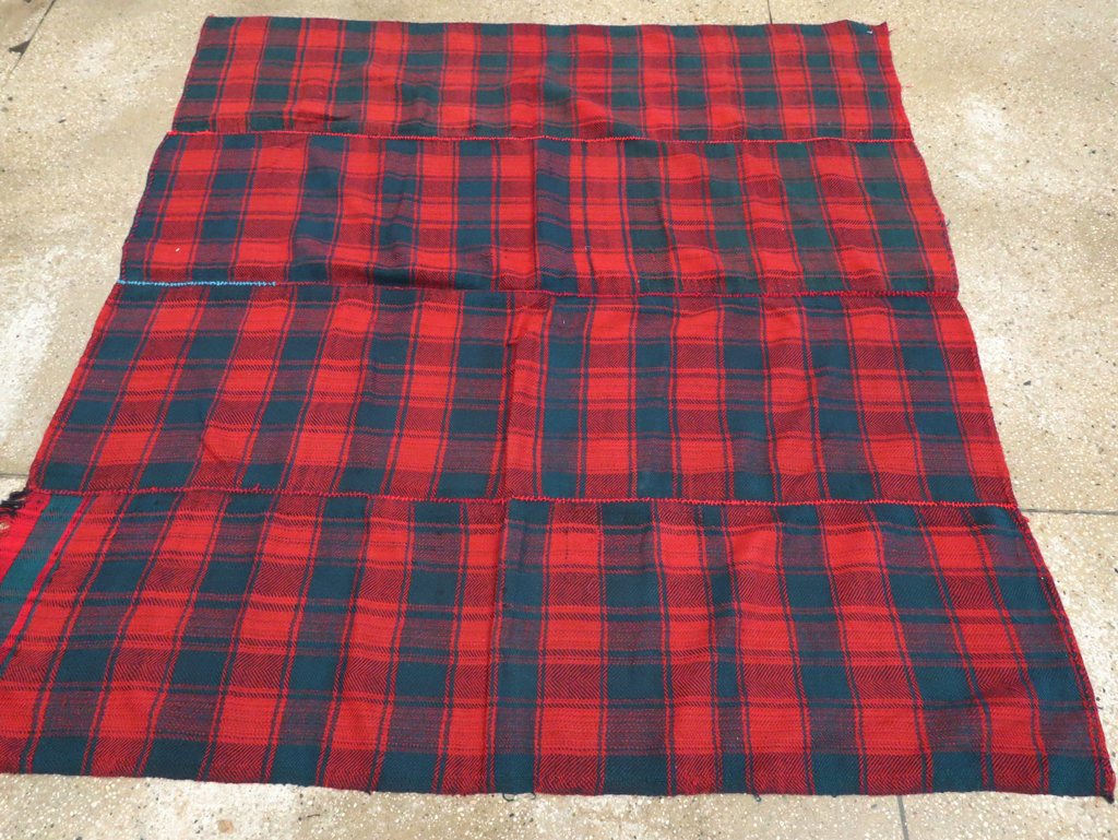 Vintage Persian Square Textile, No.28979 - Gsblank