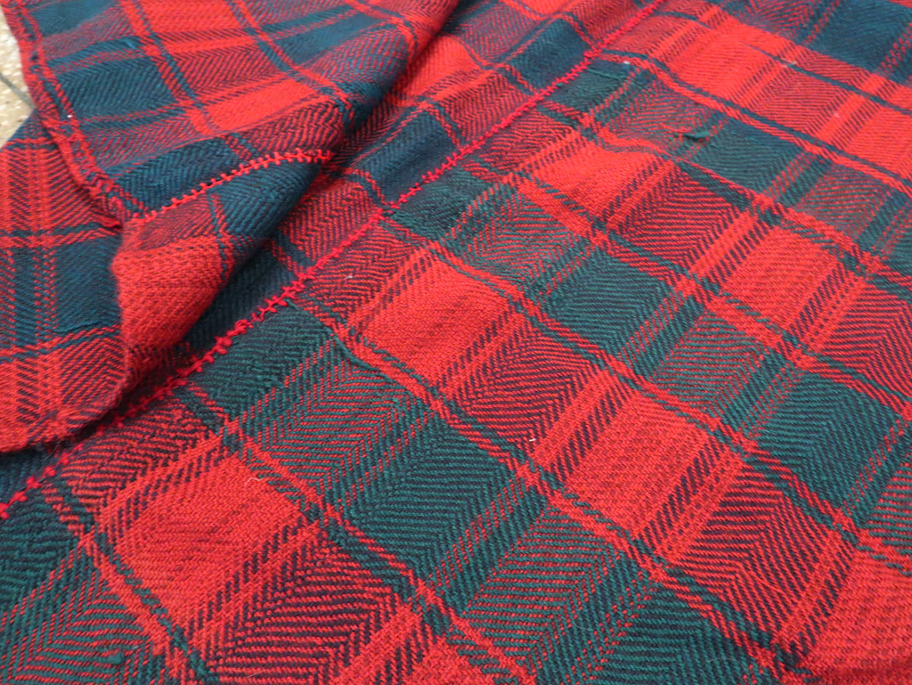 Vintage Persian Square Textile, No.28979 - Gsblank