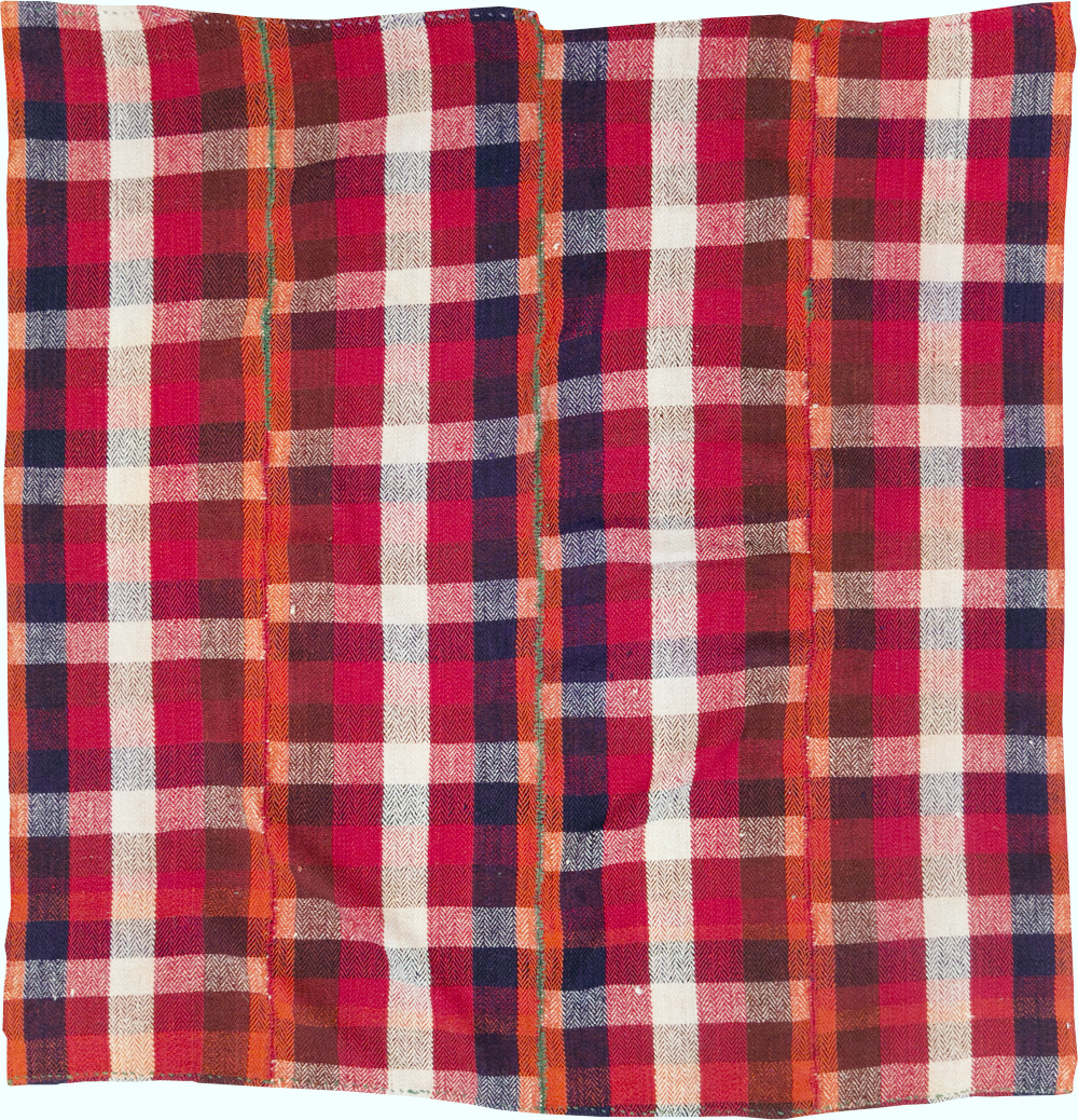 Vintage Persian Square Textile, No.28980 - Gsblank