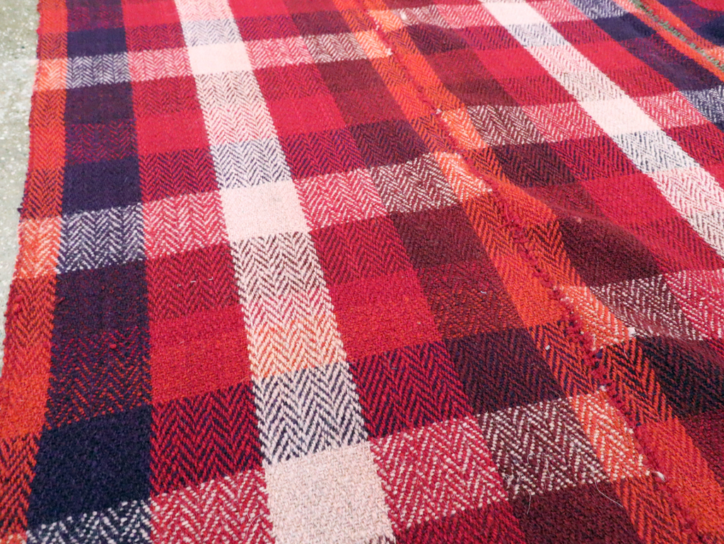 Vintage Persian Square Textile, No.28980 - Gsblank