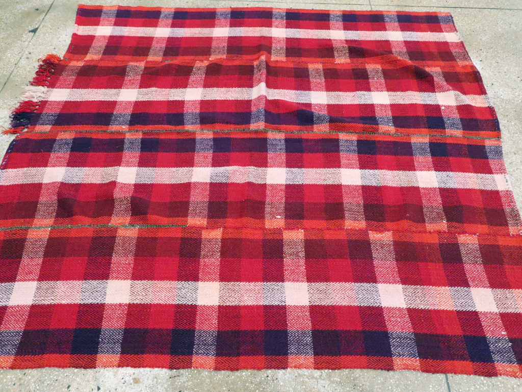 Vintage Persian Square Textile, No.28980 - Gsblank