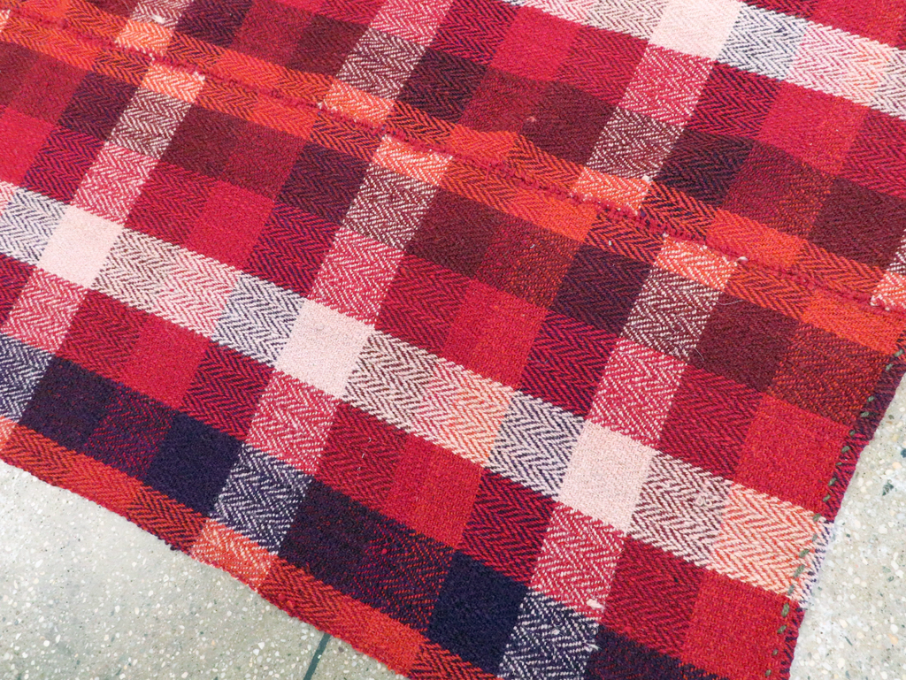 Vintage Persian Square Textile, No.28980 - Gsblank