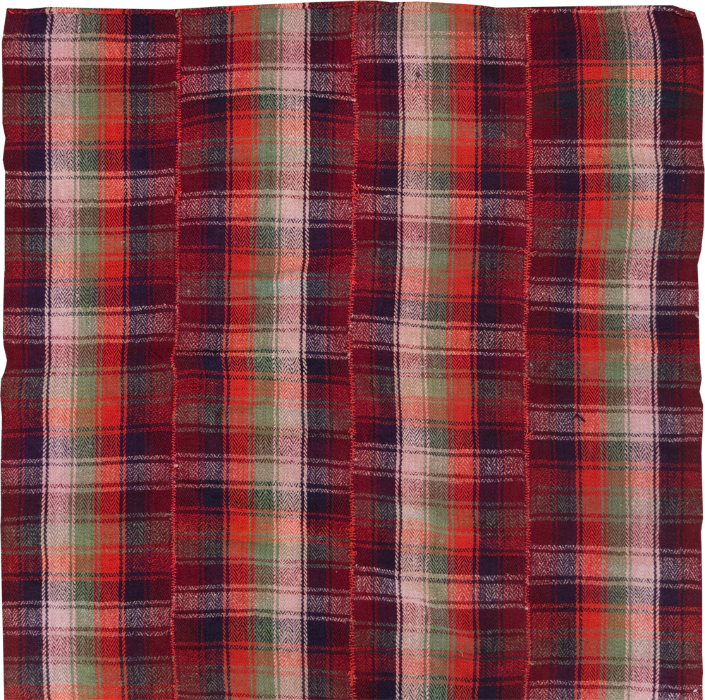 Vintage Persian Square Textile, No.28981 - Gsblank