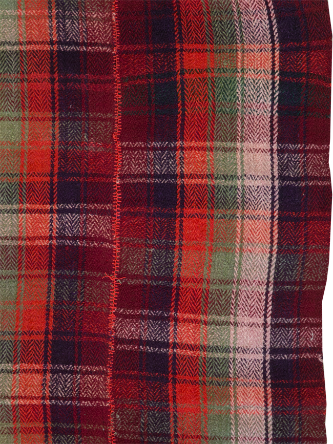 Vintage Persian Square Textile, No.28981 - Gsblank