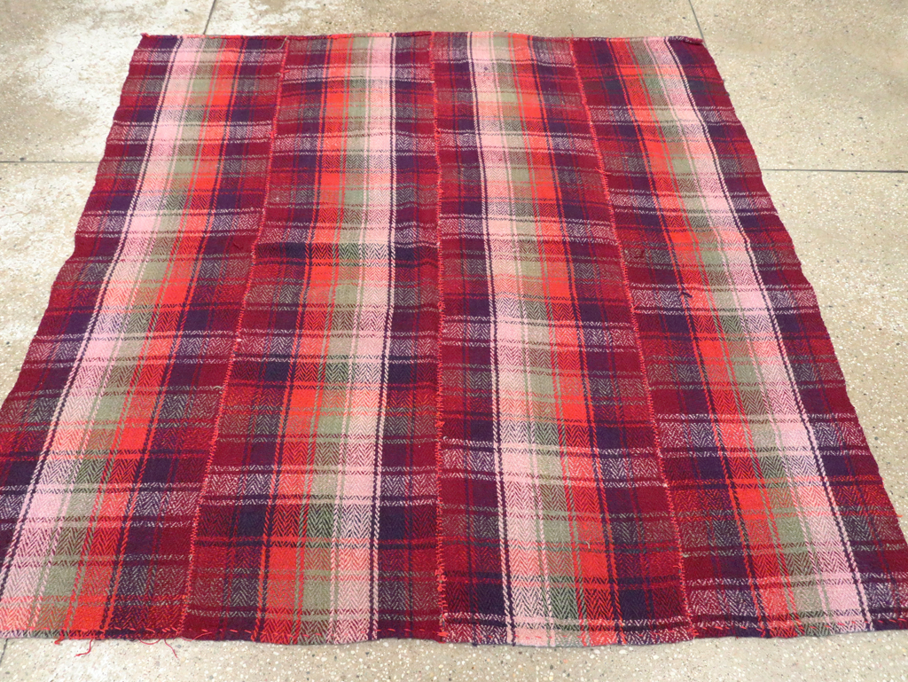 Vintage Persian Square Textile, No.28981 - Gsblank