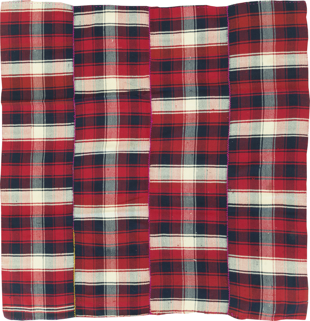 Vintage Persian Square Textile, No.28982 - Gsblank