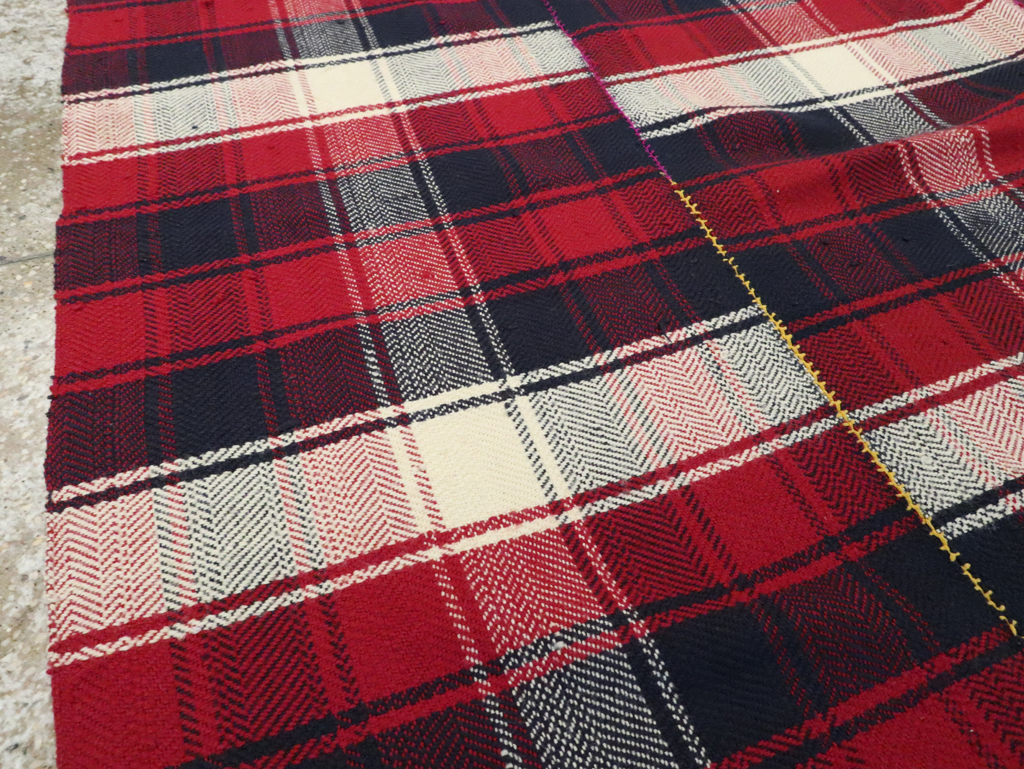 Vintage Persian Square Textile, No.28982 - Gsblank