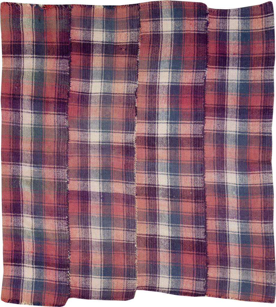 Vintage Persian Square Textile, No.28983 - Gsblank