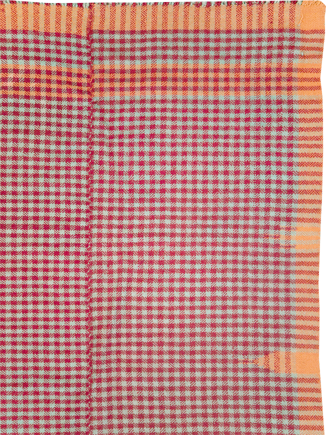 Vintage Persian Square Textile Flatweave, No.28985 - Gsblank