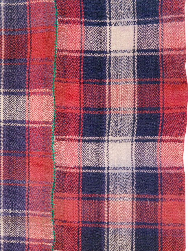 Vintage Persian Square Textile, No.28987 - Gsblank