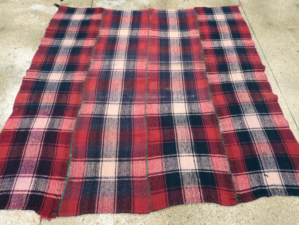 Vintage Persian Square Textile, No.28987 - Gsblank