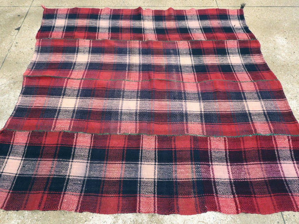 Vintage Persian Square Textile, No.28987 - Gsblank