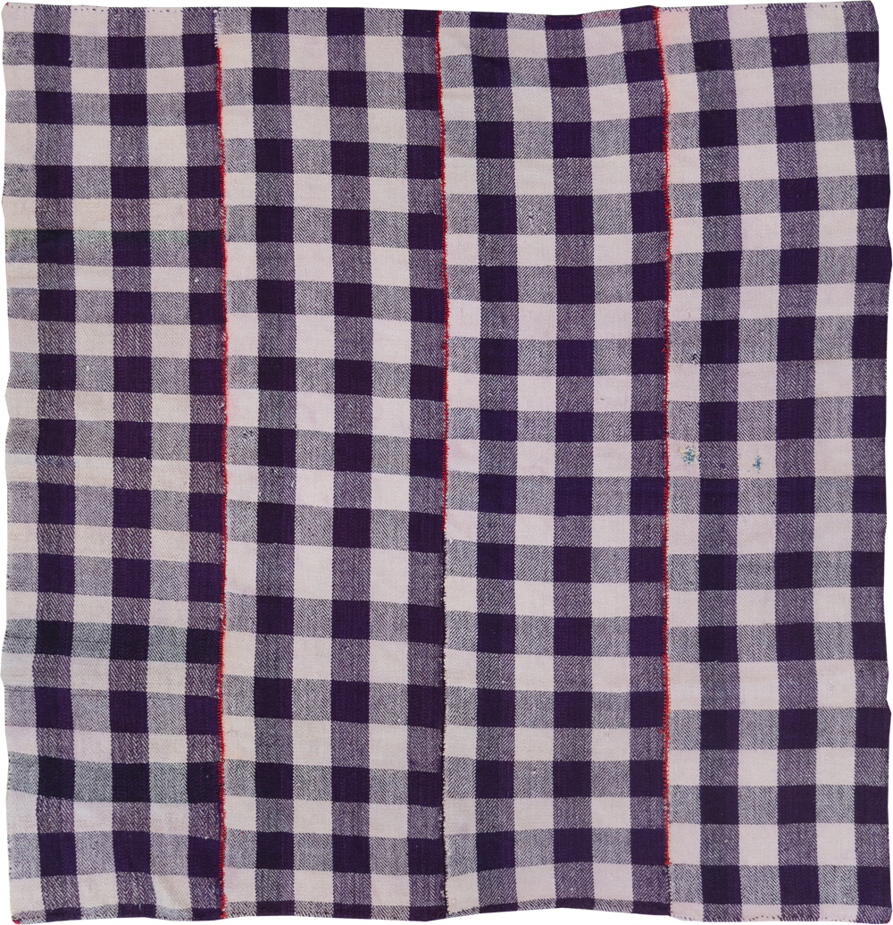 Vintage Persian Square Textile, No.28990 - Gsblank