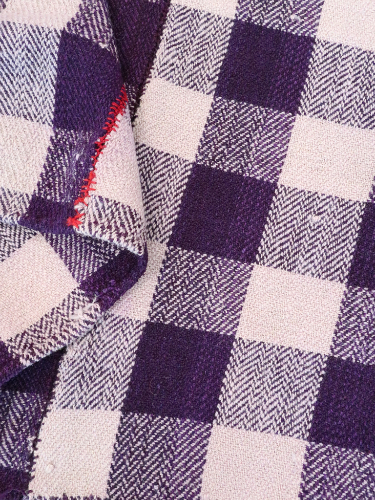 Vintage Persian Square Textile, No.28990 - Gsblank